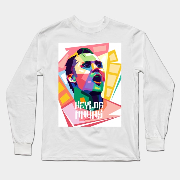 KEYLOR NAVAS WPAP Long Sleeve T-Shirt by erikhermawann22